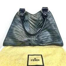 Fendi — Fendi Devil Trapezio (Palm Frond Leaf Texture) — Handbag — resale