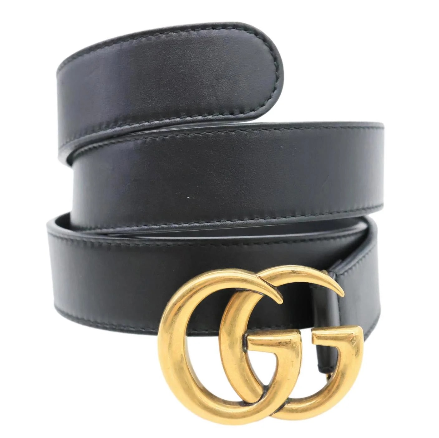 Gucci GG Buckle Marmont Belt Size 90.36 414516 2