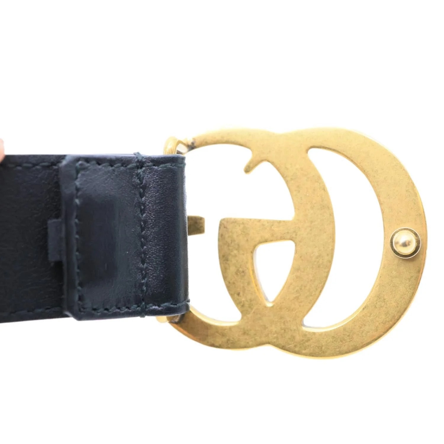 Gucci GG Buckle Marmont Belt Size 90.36 414516 3