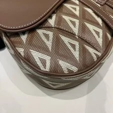 Auth Dior Medium Saddle Triangle 2