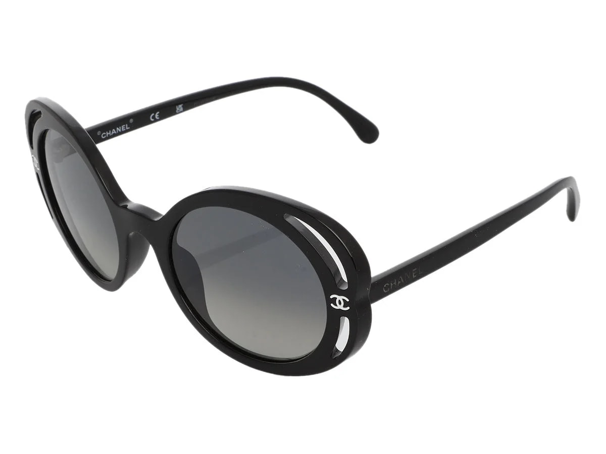 Chanel Bold Camellia Round Sunglasses 3