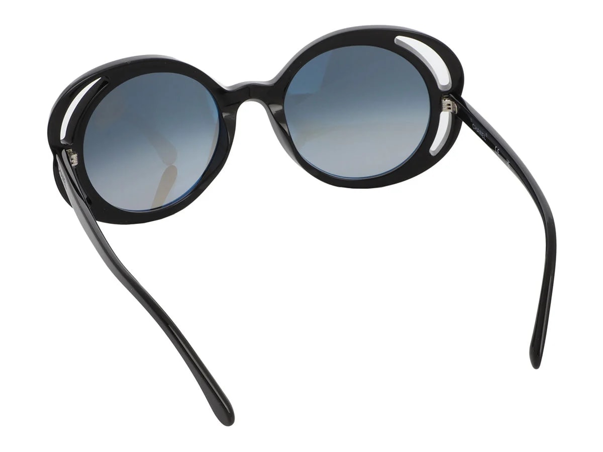 Chanel Bold Camellia Round Sunglasses 4