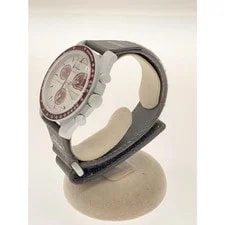 OMEGA◆Quartz /analog/WHT/GRY 2