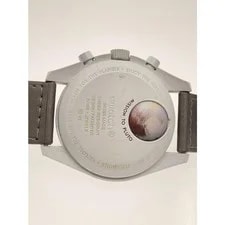 OMEGA◆Quartz /analog/WHT/GRY 3