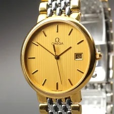 Omega — [Near +] Omega de Ville Cal.1438 Quartz 32mm Gold Date — Watch — resale