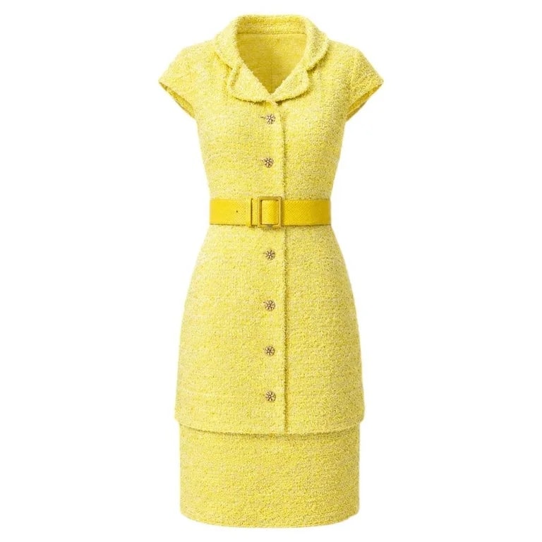 Chanel — Chanel 12K$ Iconic Dress With Belt 40 FR — Accessory — resale