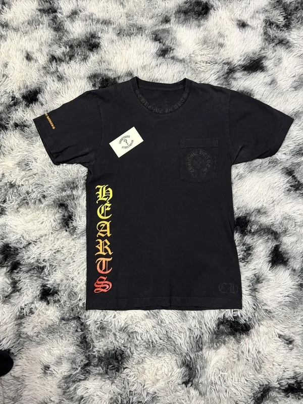 Chrome Hearts — Hearts Side Logo With Horseshoe Tee — streetwear — resale