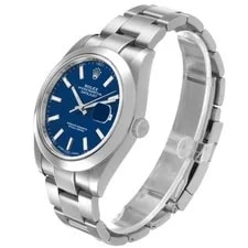 Rolex Datejust 41 Steel Blue Dial Smooth Bezel 126300 Box Card 4