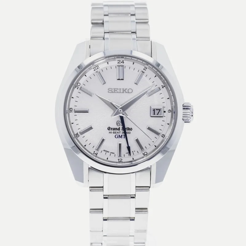 Grand Seiko — Grand Seiko Heritage Hi-Beat 36000 GMT Mount Iwate SBGJ201 — Watch — resale