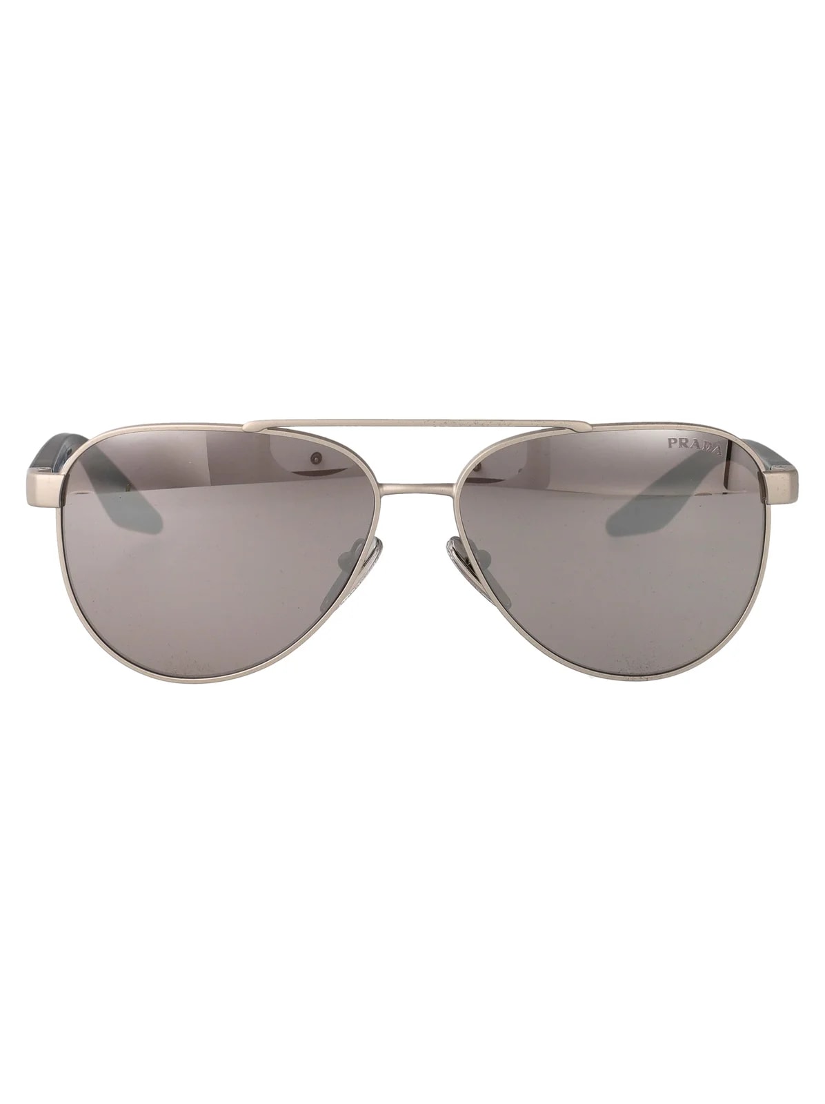 Prada — Prada 0ps Rectangular Metal Sunglasses — — Accessory — resale