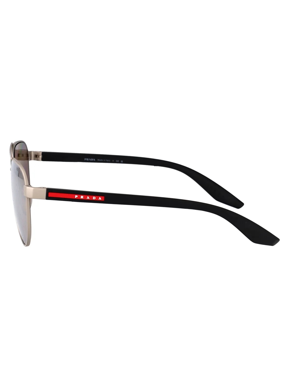 Prada 0ps Rectangular Metal Sunglasses — 3