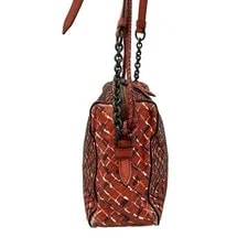Bottega Veneta Chain /Stitch Dark Leat 2