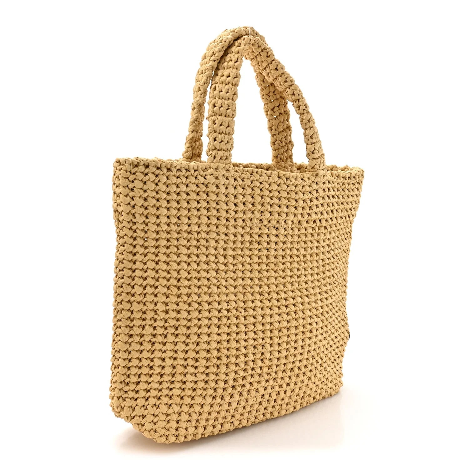 Yarn Effect Crochet Embroidered Small Logo Naturale 3