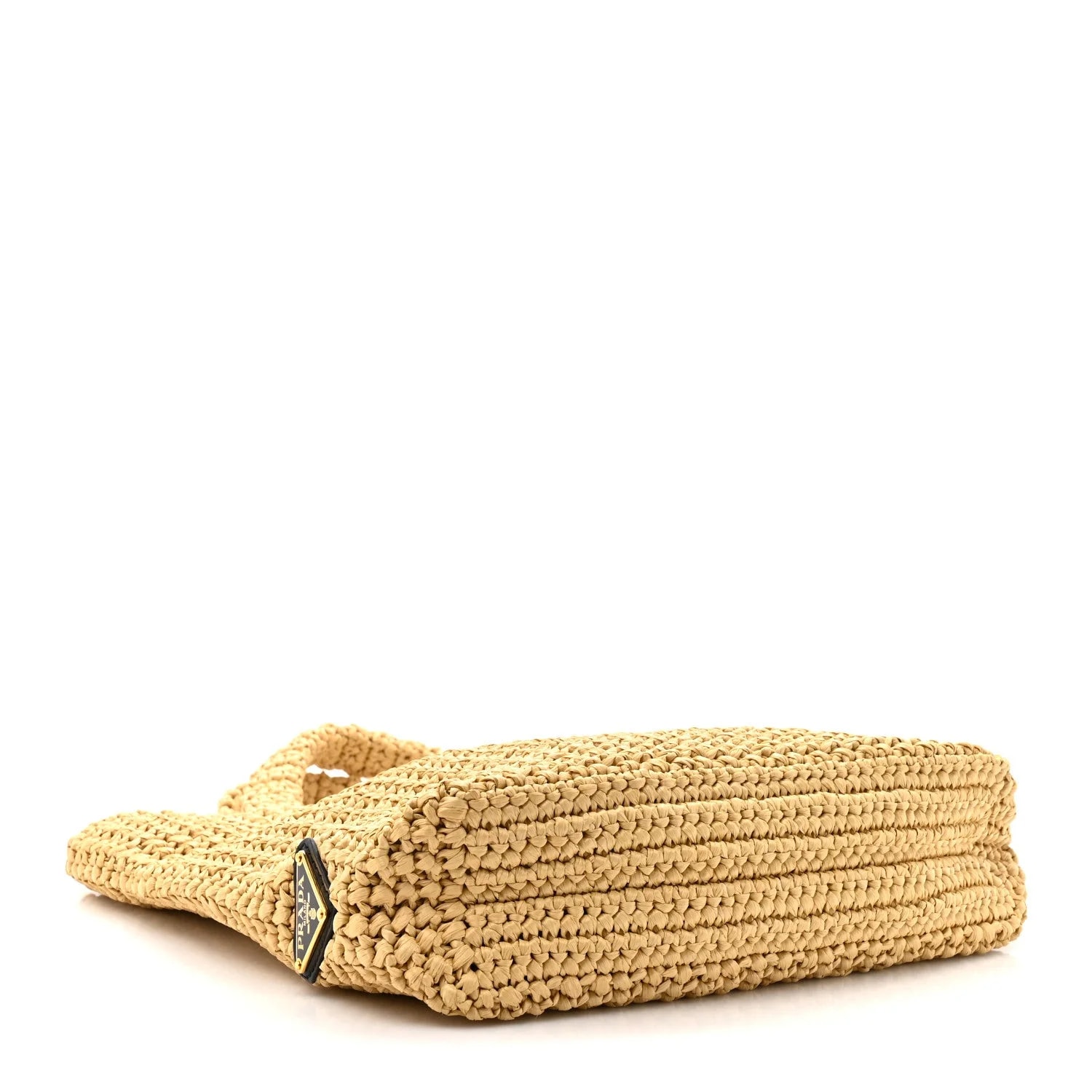 Yarn Effect Crochet Embroidered Small Logo Naturale 4