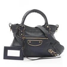 Balenciaga — Balenciaga Metallic City Handbag — Handbag — resale