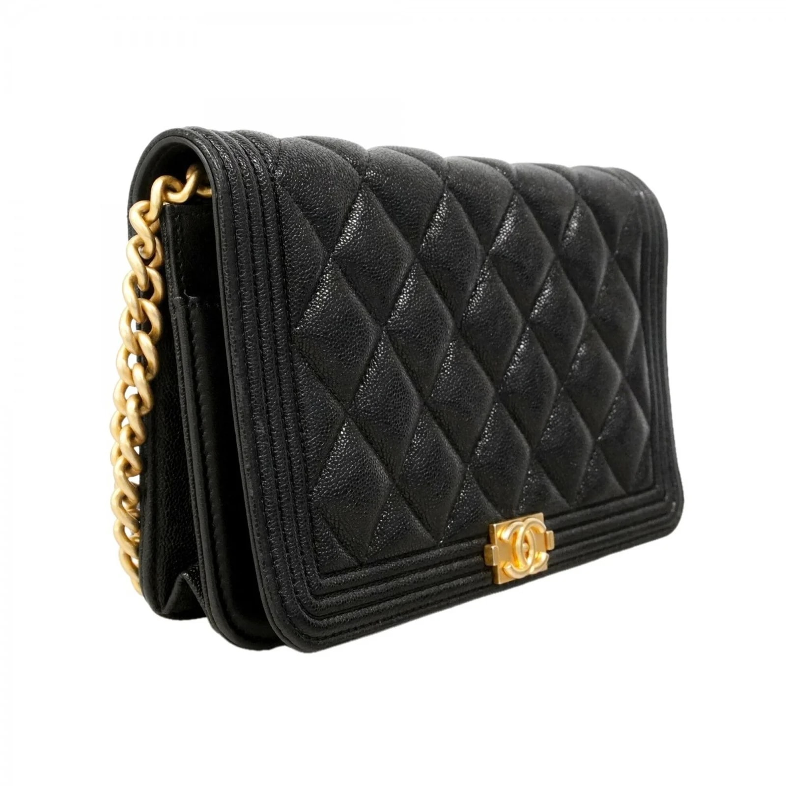 Chanel Grained Chain/ Wallet 2