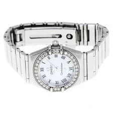 Omega Constellation Diamond Bezel Quartz From Japan 2
