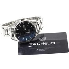 TAG Heuer — TAG Heuer Carrera Calibre 5 WAR201A-1 41mm SS Black #C8521 — Watch — resale