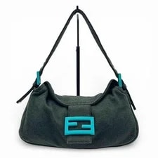 Fendi — Fendi Mamma Baguette Cotton — Handbag — deal