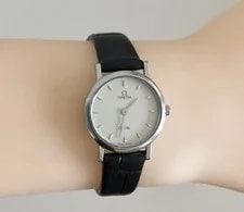 Omega de Ville Cal.1470 Quartz Silver Dial 23mm New Battery 3