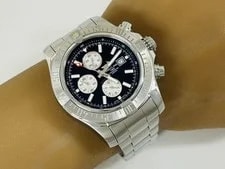 Breitling Super Avenger II A13371 Automatic Excellent A7380 2