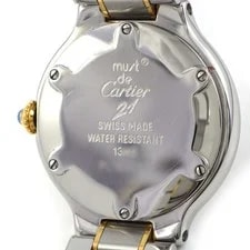 Cartier Mast 21 Vantian W10073R6 Sunray Roman Index 4
