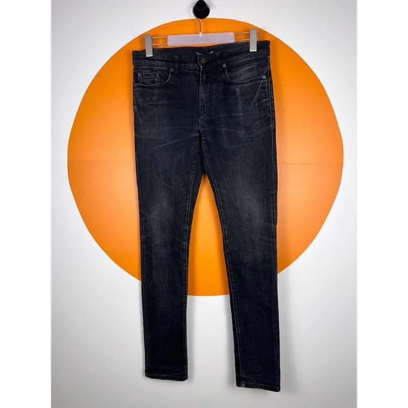Saint Laurent — Saint Laurent Paris Jeans France Pocket Logo 2020 — Clothing — resale
