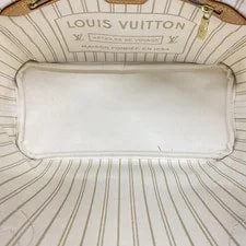 Auth [6gb0962-h] Louis Vuitton Azul Never Full N40605 Whi... 4