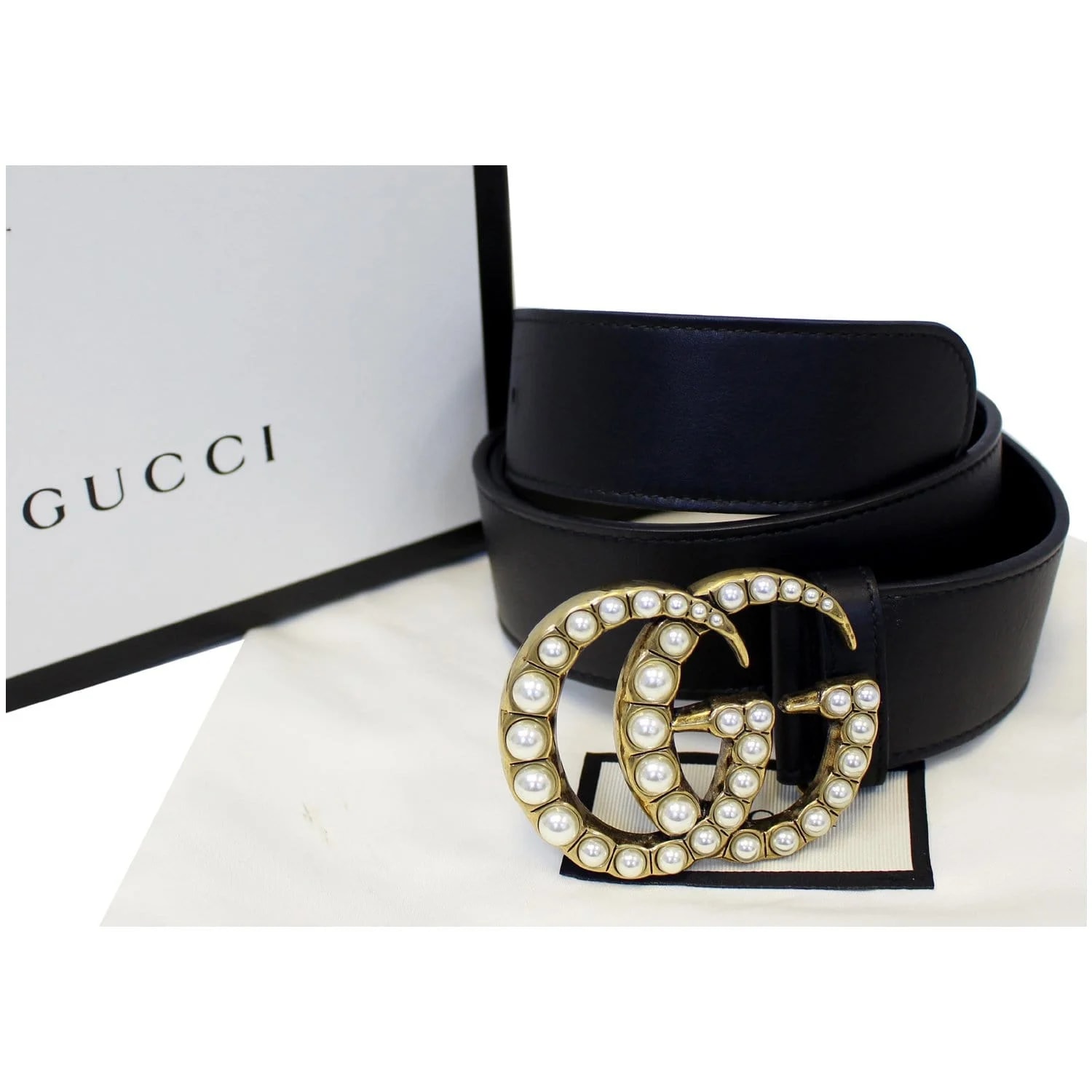 Gucci Double G Belt Size 100.40 3