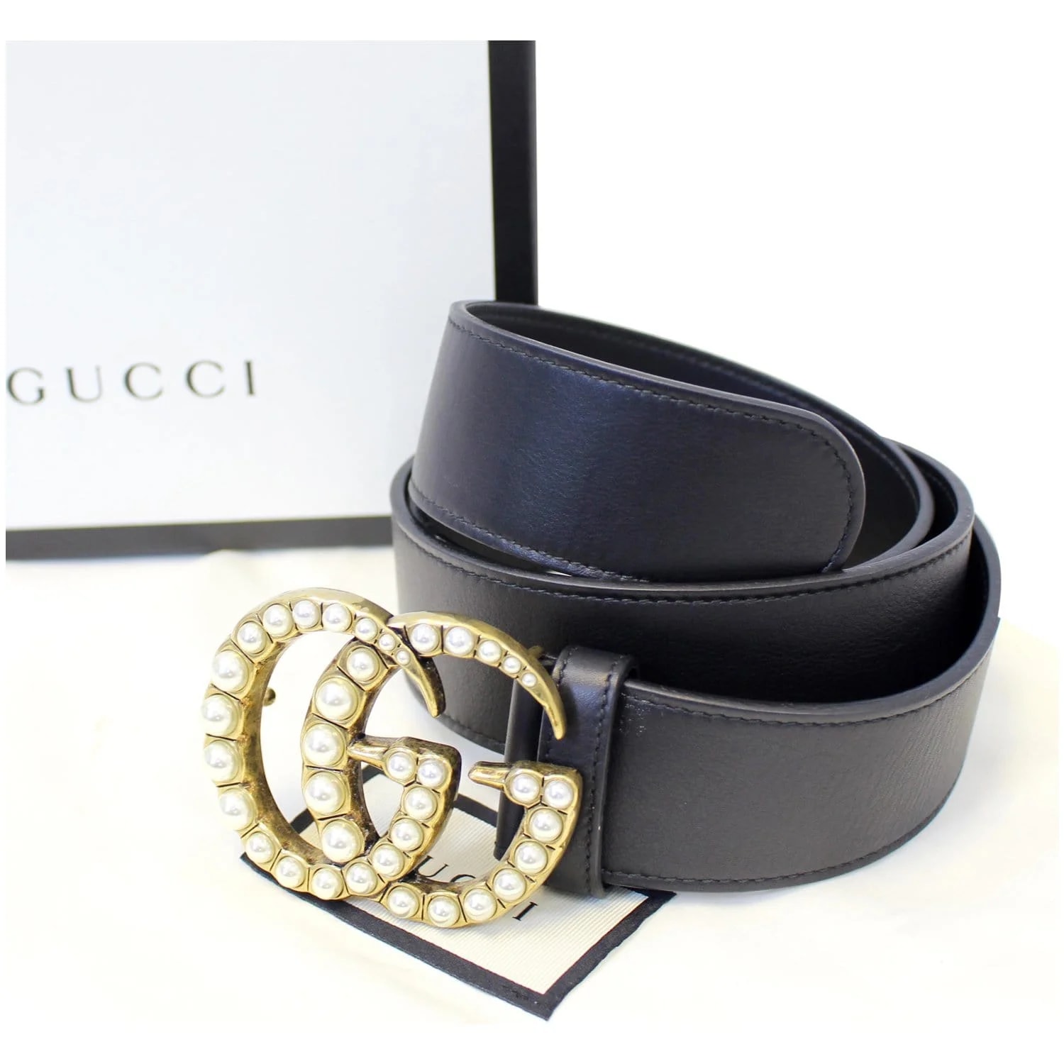 Gucci Double G Belt Size 100.40 4