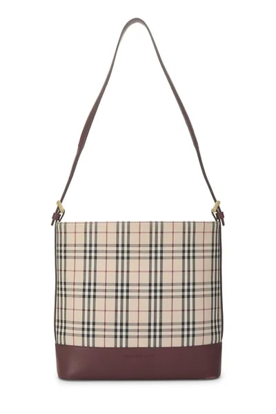 Burberry — Check Hobo Small — Handbag — resale