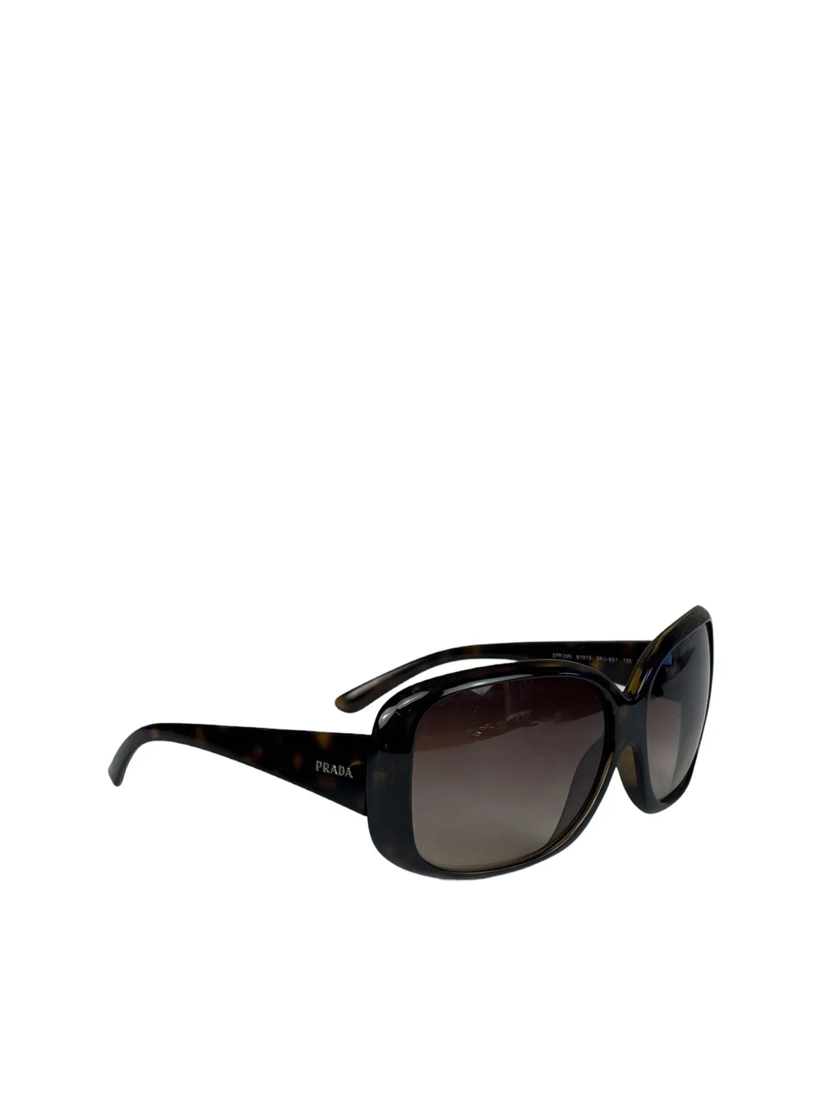 Prada — Prada SPR25N Tortoiseshell Acetate Oversized Sunglasses — Accessory — resale