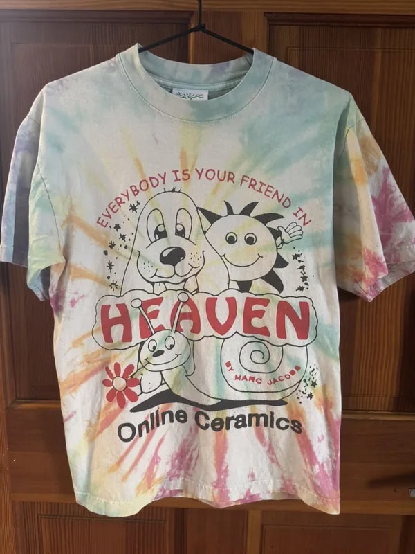 Online Ceramics x Heaven everybody is your friend tee — streetwear — resale