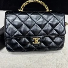 Chanel Classic Flap Braided Top Handle HW [] 2