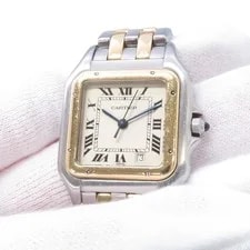 Cartier Panthere MM H36.3mm W26.5mm Steel 18K Yellow Gold Ivory Dial 830832 4