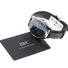 IWC — IWC Portugieser IW358310 41mm SS Green Dial Automatic Small Seconds #C077 — Watch — resale