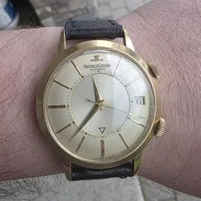 Jaeger-LeCoultre — Jaeger-LeCoultre Memovox Jumbo 14K Gold 37mm Automatic Alarm Serviced JLC — Watch — resale