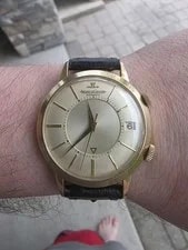 Jaeger-LeCoultre Memovox Jumbo 14K Gold 37mm Automatic Alarm Serviced JLC 2
