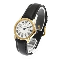Cartier — Cartier Ronde Solo SM W6700355 29mm YG Silver #C5043 — Watch — resale