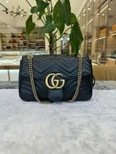 Authentic Gucci Marmont Flap Large 30cm Width in Excellent 3