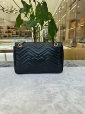 Authentic Gucci Marmont Flap Large 30cm Width in Excellent 4