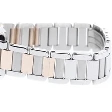 Cartier Tank Anglesm SM W5310019 23mm Ss/pg Quartz Silver Dial #C327 3