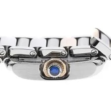 Cartier Tank Anglesm SM W5310019 23mm Ss/pg Quartz Silver Dial #C327 4