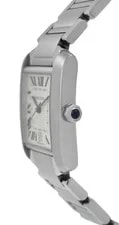 Cartier Tank Francaise 2302 W51002Q3 Date Stainless Steel 28MM Automatic 2