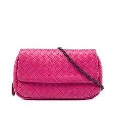 Bottega Veneta — Mini Expandable Chain Flap Crossbody — Handbag — resale