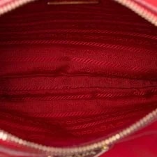 Authenticated Prada Trimmed Zip Top Crossbody 4