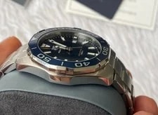 Tag Heuer Aquaracer Quartz Blue Dial 43mm WAY101C 2
