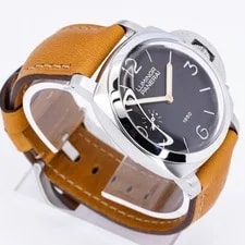 Panerai Luminor Black With Brown Leather Strap - PAM00127 3