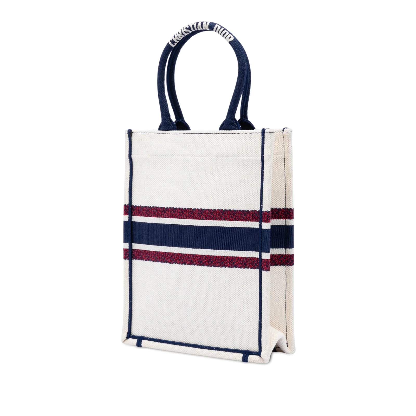 Embroidered I Love Paris Vertical Book Tote 2