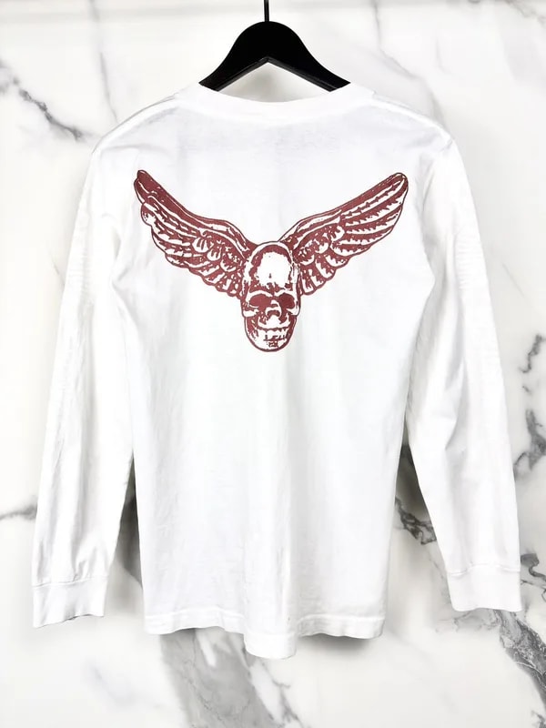 Chrome Hearts — Hearts Foti Skull Longsleeve Tshirt — streetwear — resale